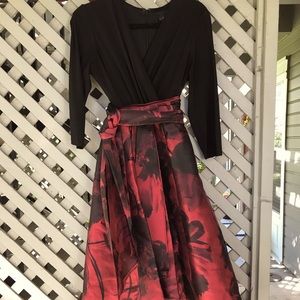 Red Floral Formal